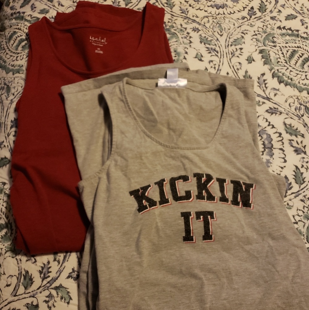 Two Maternity Bodycon Tank dresses